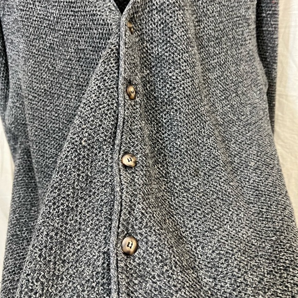 PENN’S LANDING MENS VINTAGE BUTTON UP SWEATER, SIZE LARGE 100% COTTON. - Picture 7 of 8